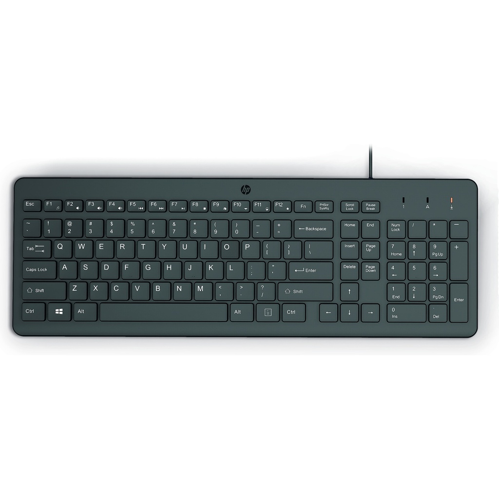 HP 150 Wired Keyboard Black