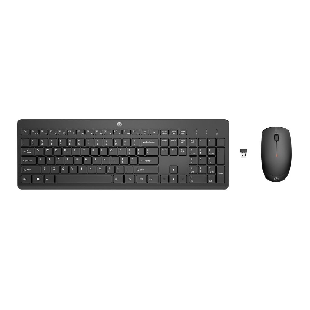 HP 230 Wireless Keyboard & Mouse Black