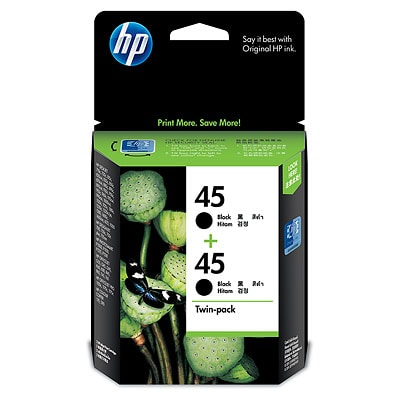 HP Ink Cartridge 45+45 Combo