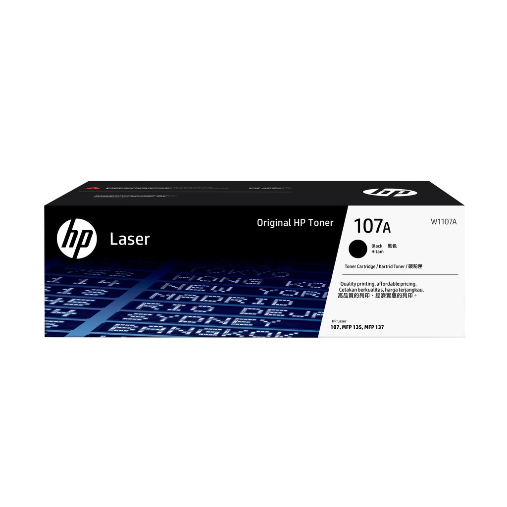 HP 107A Black Original Laser Toner Cartridge 